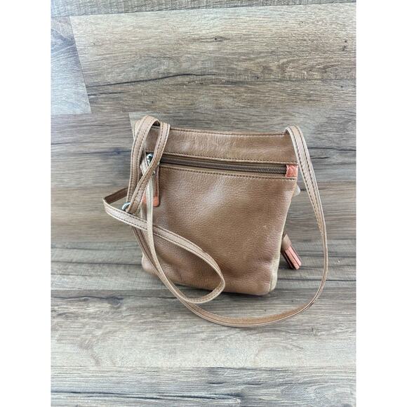 OSGOOD MARLEY FEEL THE DIFFERENCE BROWN GENUINE LEATHER XBODY SHOULDER B… - Picture 3 of 10